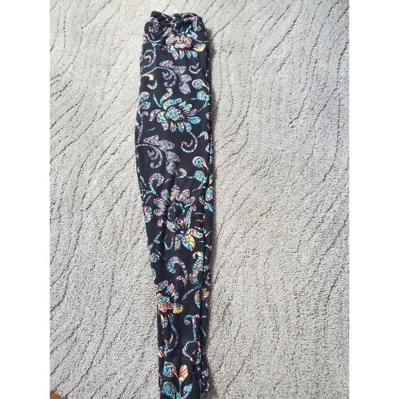 Lularoe Leggings One Size Paisley - Picture 2 of 3